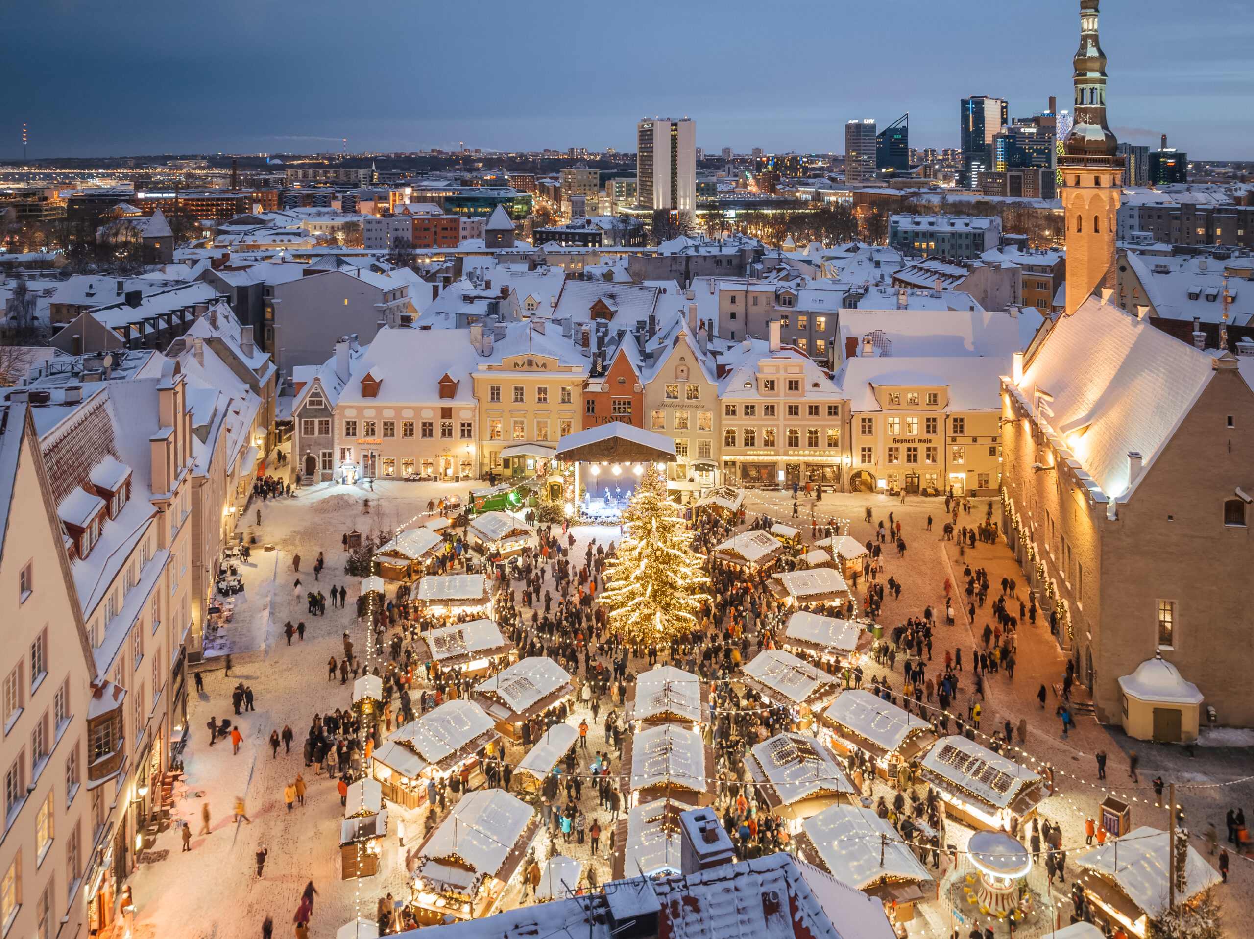 Christmas market in Tallinn old town