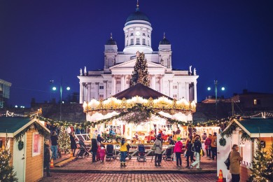 ヘルシンキクリスマスマーケット Photo: Jussi Hellsten, Helsinki Marketing