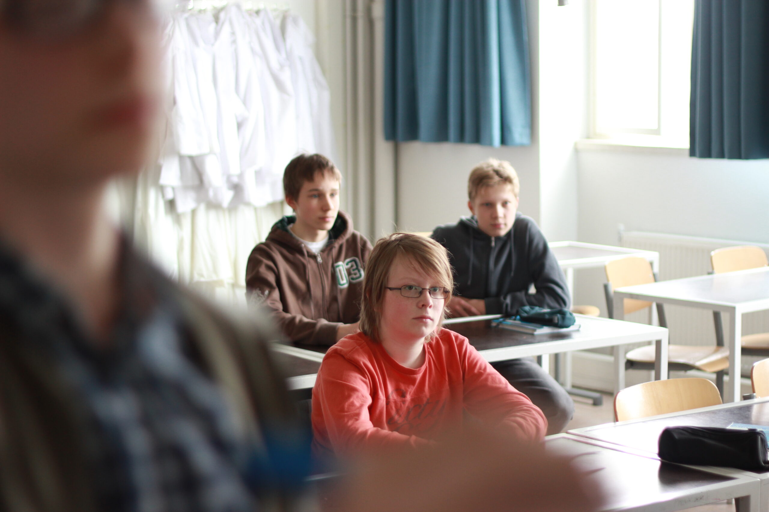 Boys in Finnish school