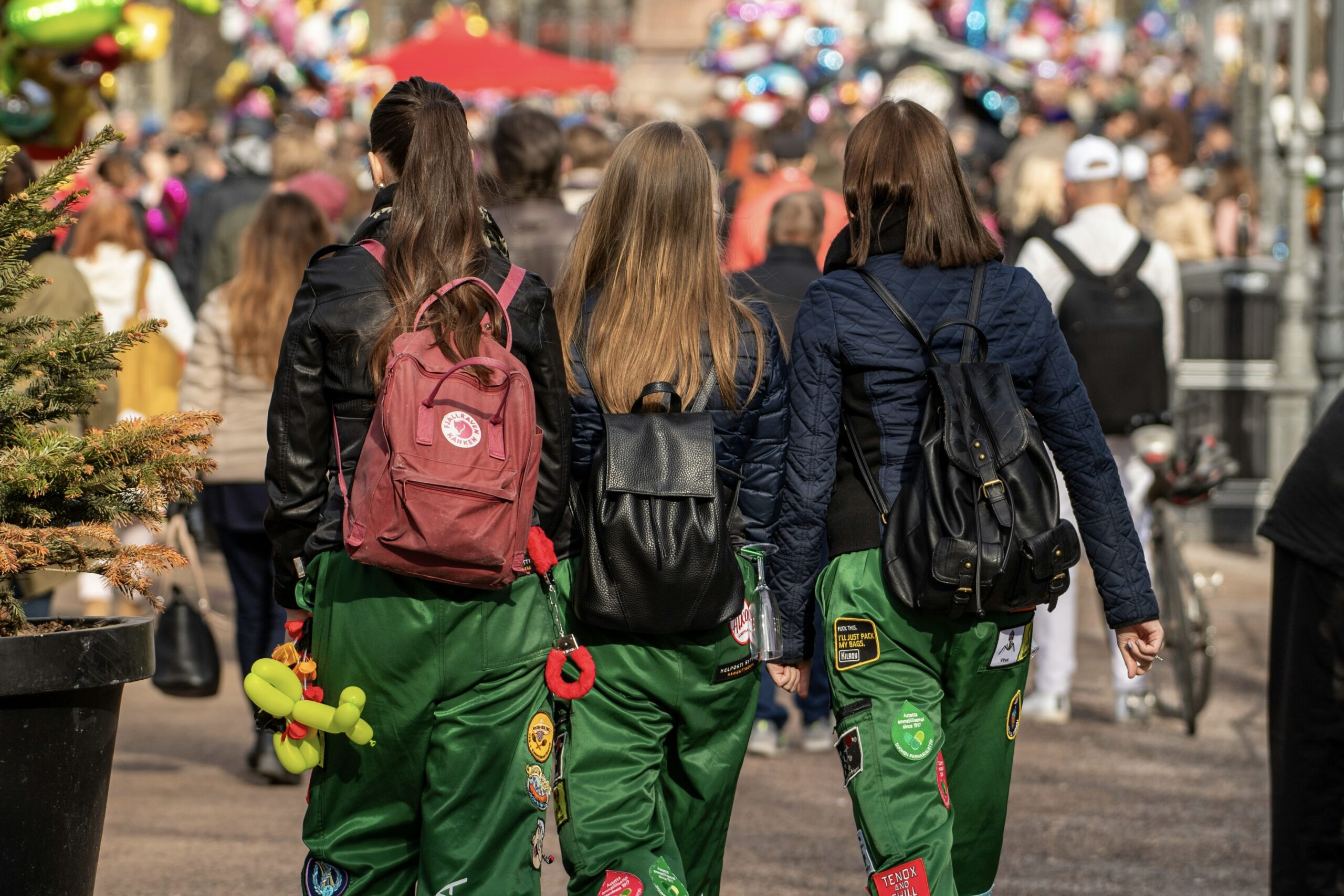 Finnish students hanging out
